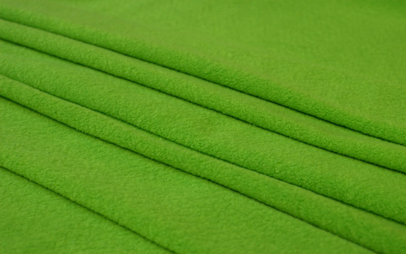 Tissu super doux imitation vert